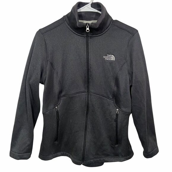The North Face Charcoal Grey Cold Weather Full Zip Jacket - Picture 1 of 4